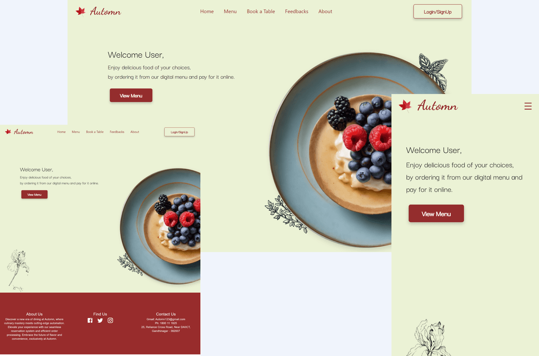 Restaurant Optimization